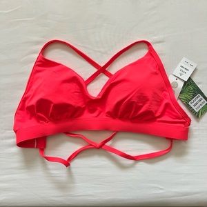 Eidon Swim Alexa top size D coral color